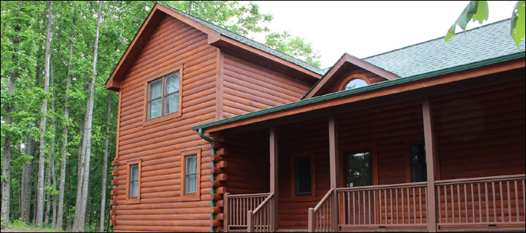 Log Home Staining in Graves County, Kentucky