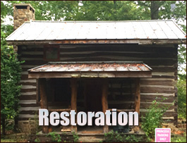 Historic Log Cabin Restoration  Graves County, Kentucky